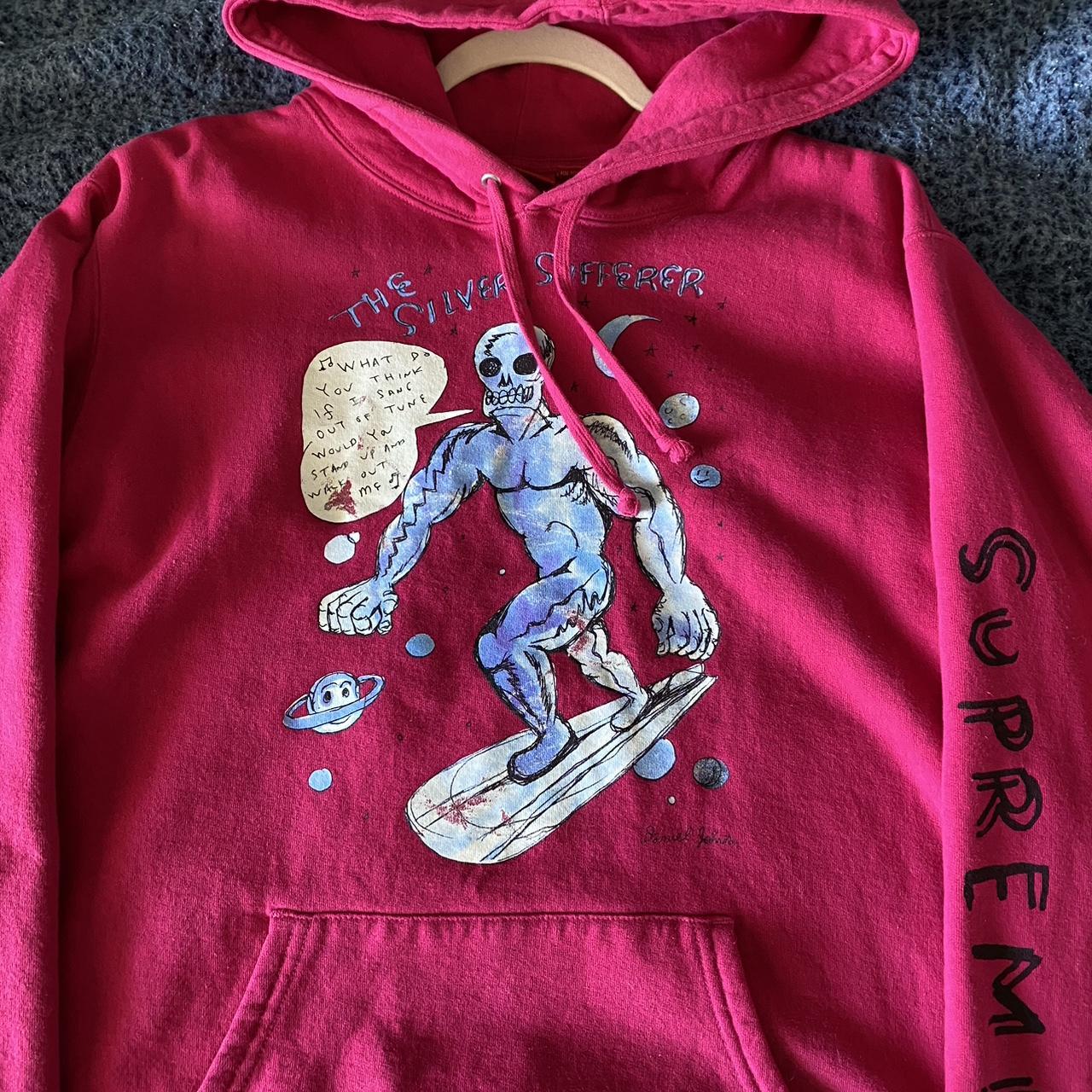 Supreme Silver Surfer Hoodie Size M L - Depop