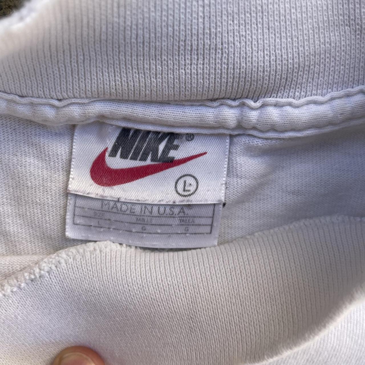 Sickkkk vintage white tag Nike long sleevee!! Size... - Depop