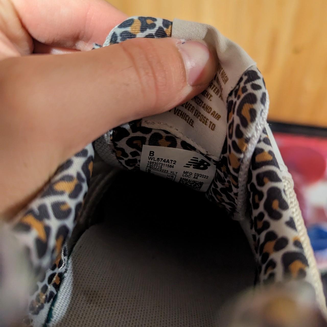 New Balance 574 Leopard Animal Print Women's size... Depop