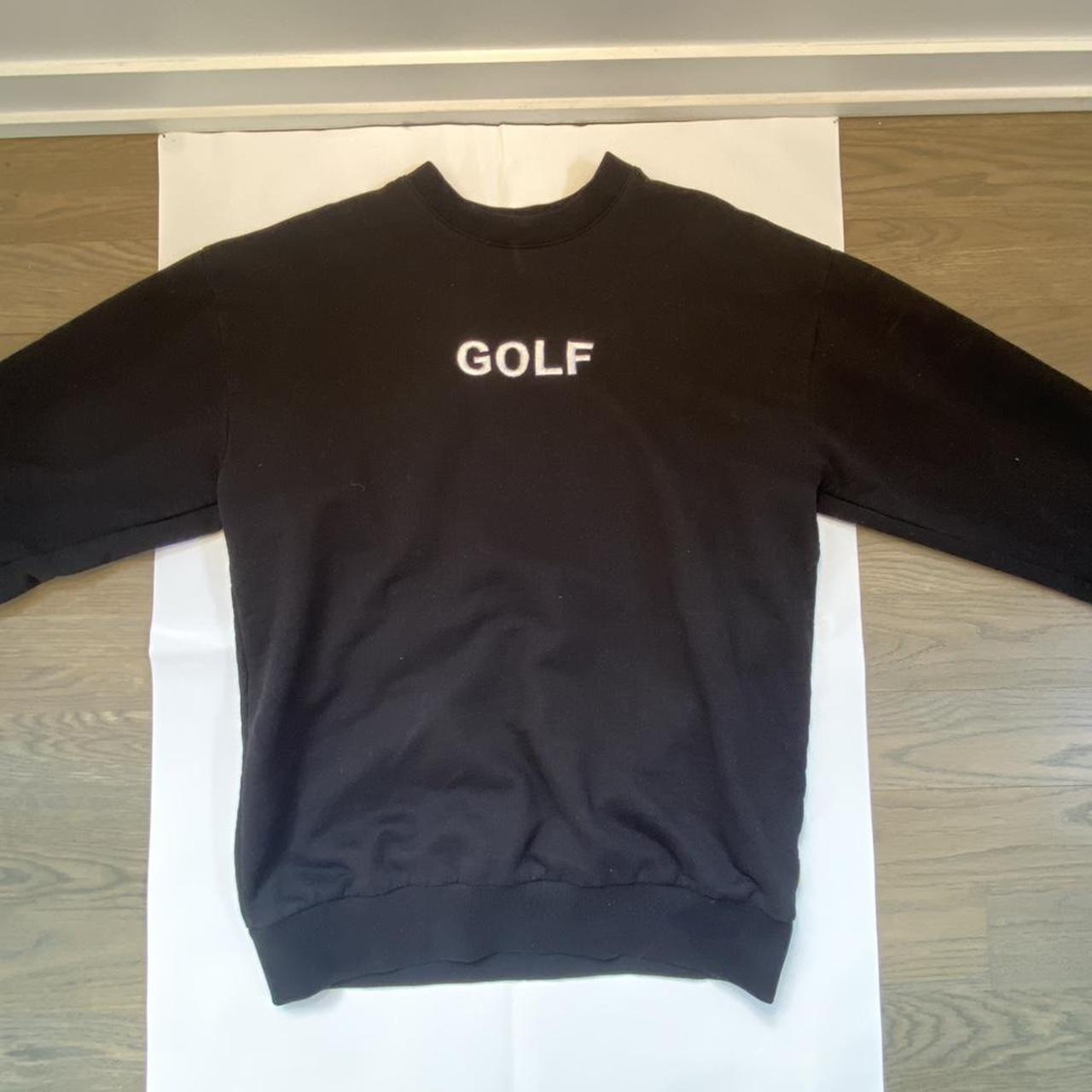 golf wang black crewneck #golfwang | Depop