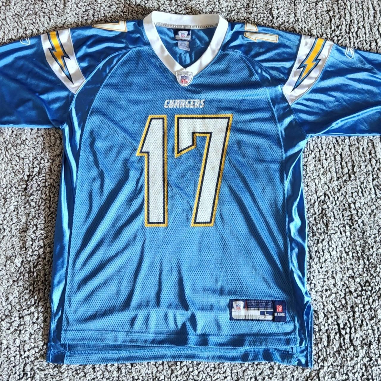 ONFIELD Reebok, Shirts, Mens Onfield Reebok Nfl San Diego Chargers Philip  Rivers 7 Jersey