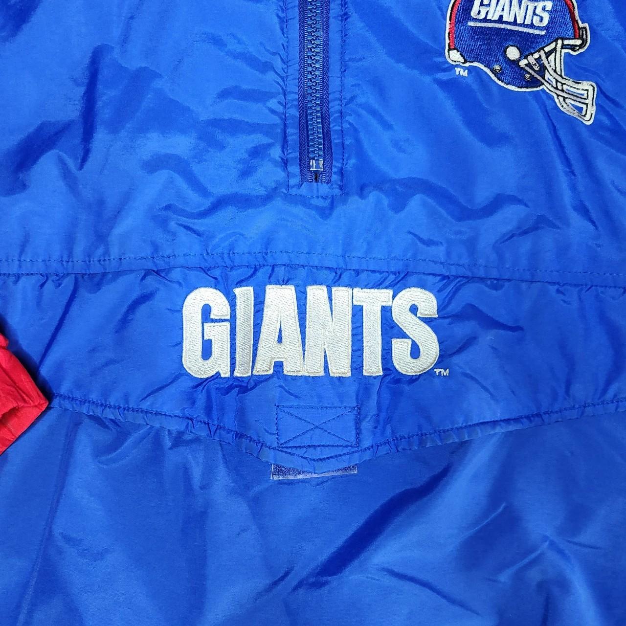 Vintage Logo Athletic New York Giants puffer jacket - Depop