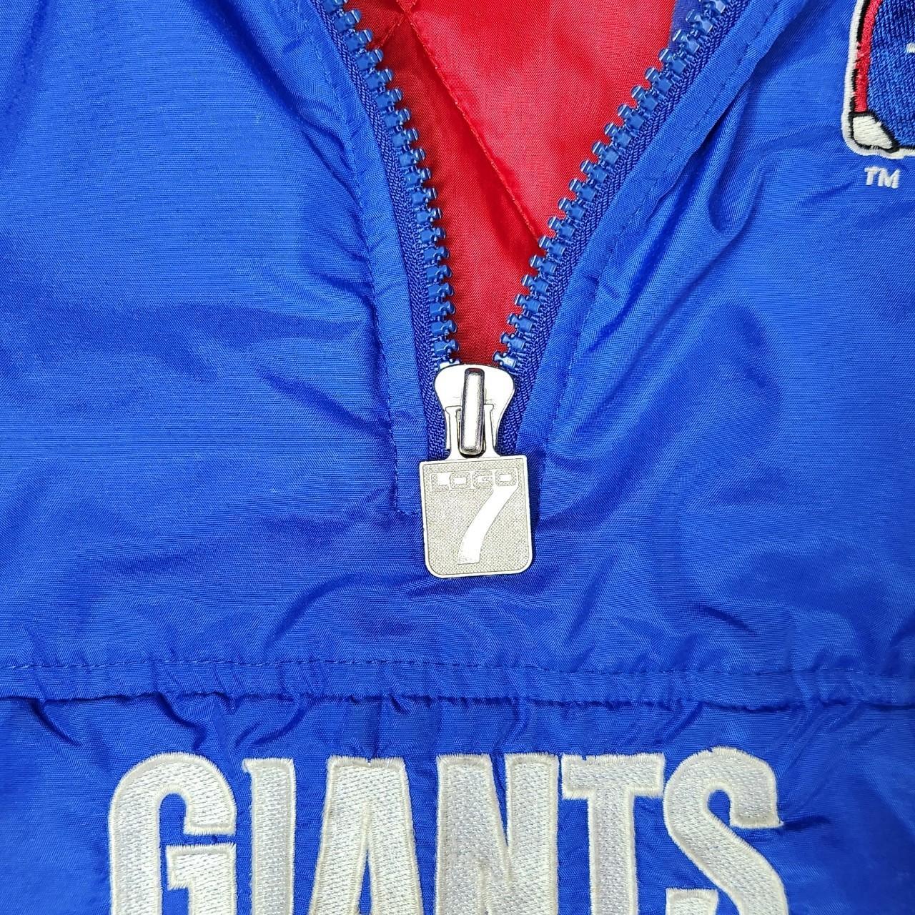 Vintage Logo Athletic New York Giants puffer jacket - Depop