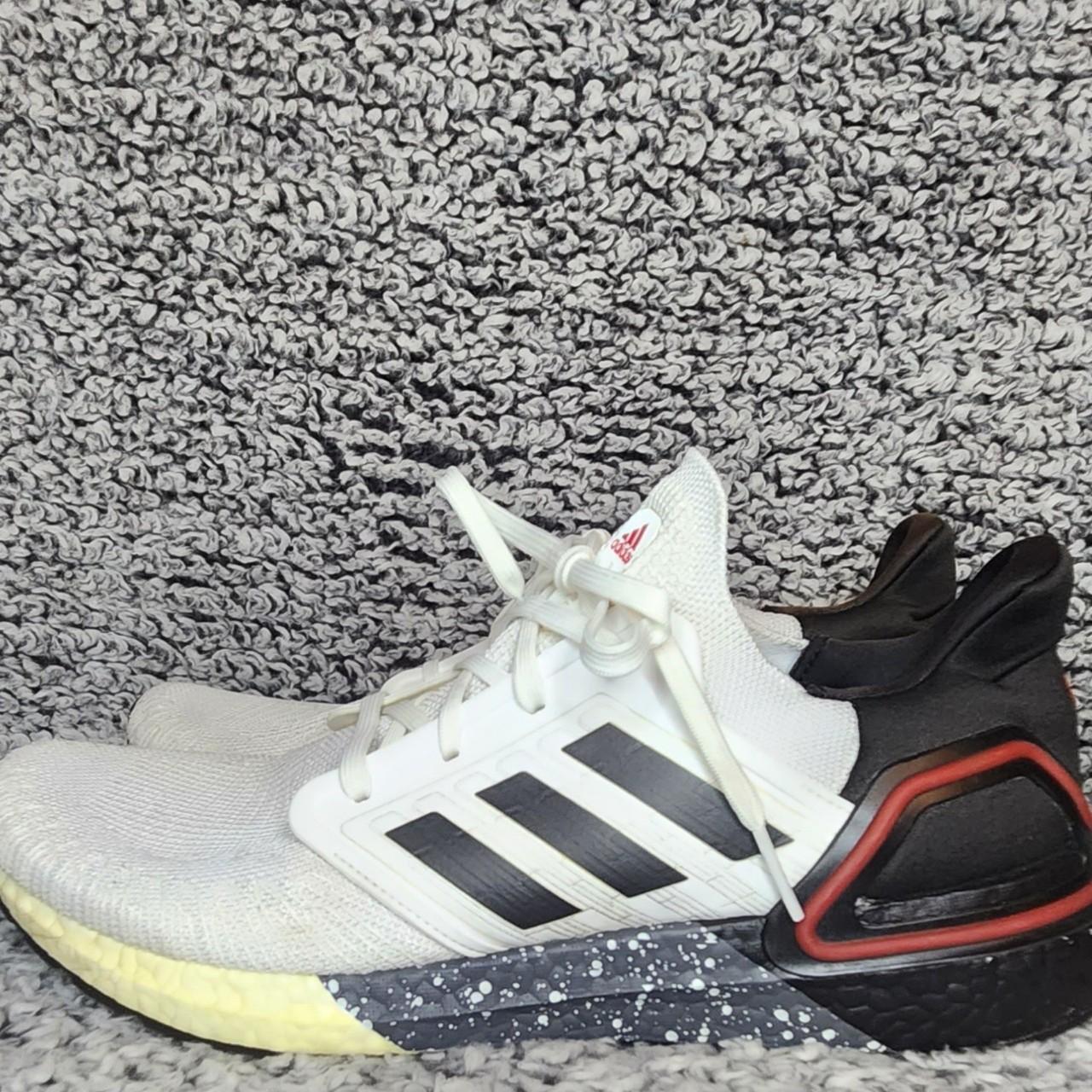 adidas ultraboost 20 cloud white core black scarlet