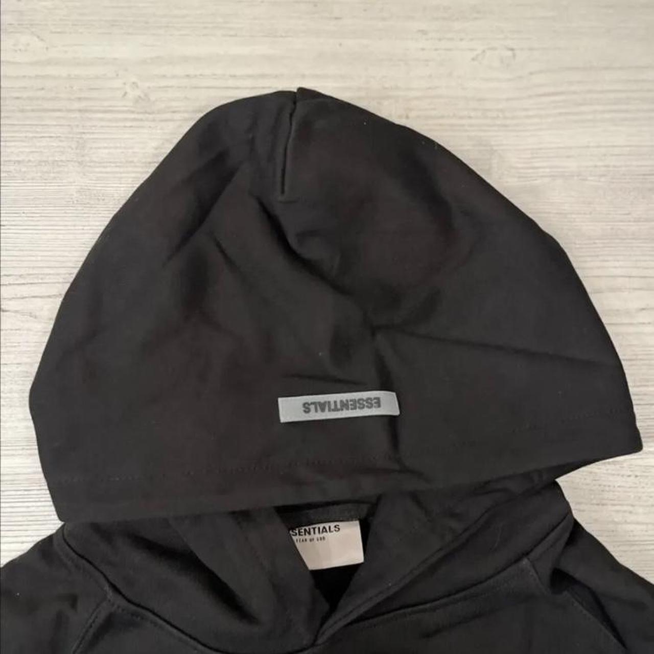 Black Essentials Hoodie brand new #essentials - Depop