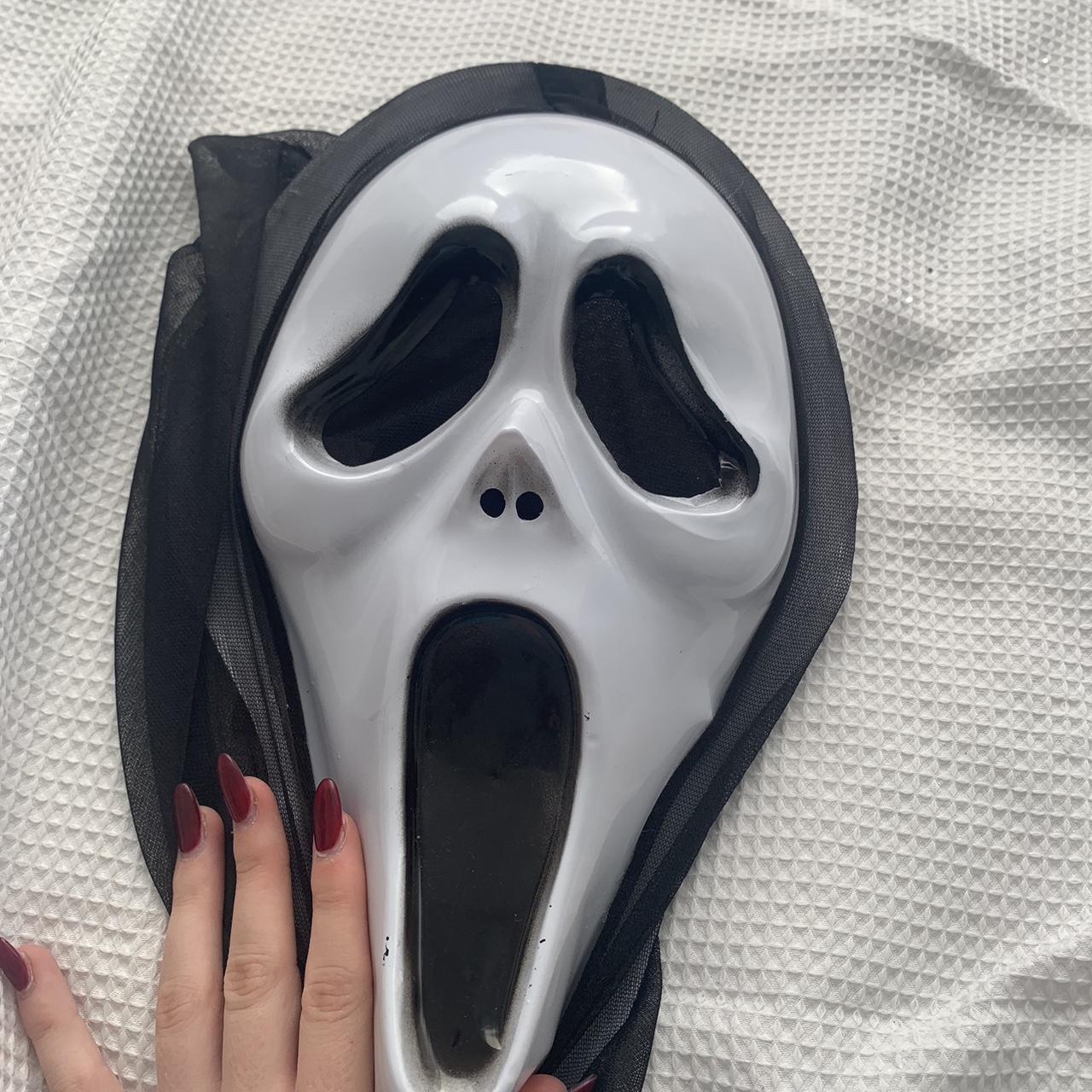 This scary, hot ghost face mask is perfect for any... - Depop