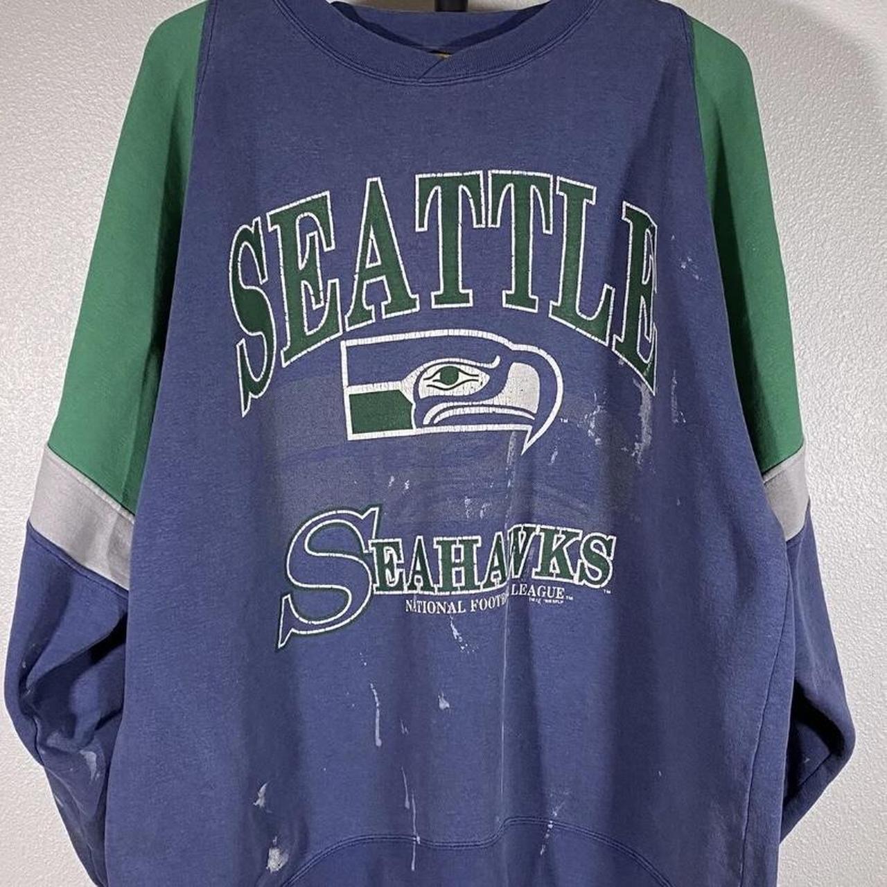 1996 SEAHAWKS Crewneck / Vintage NFL Football SEATTLE Seahawks 