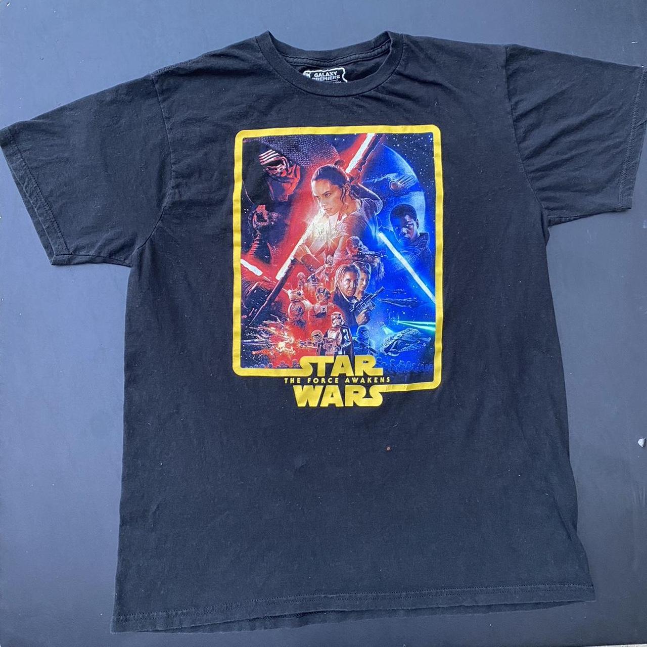 Star Wars the force awakens promo t shirt Very... - Depop