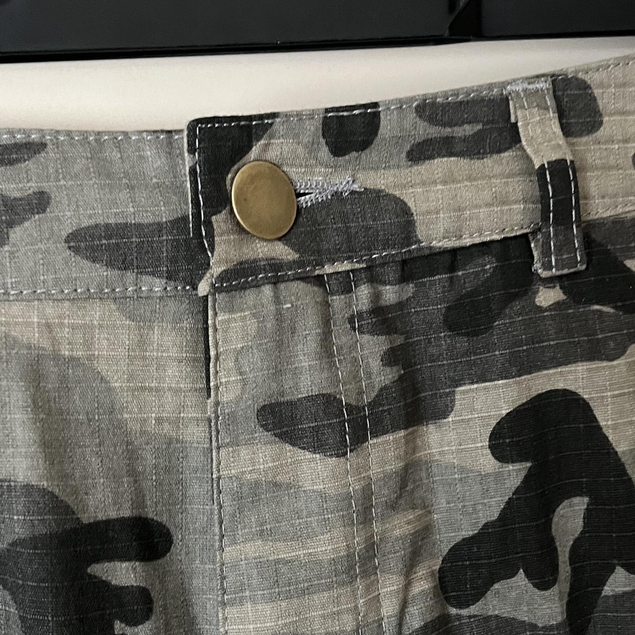 Pretty Little Thing Camouflage Camo Cargo... - Depop