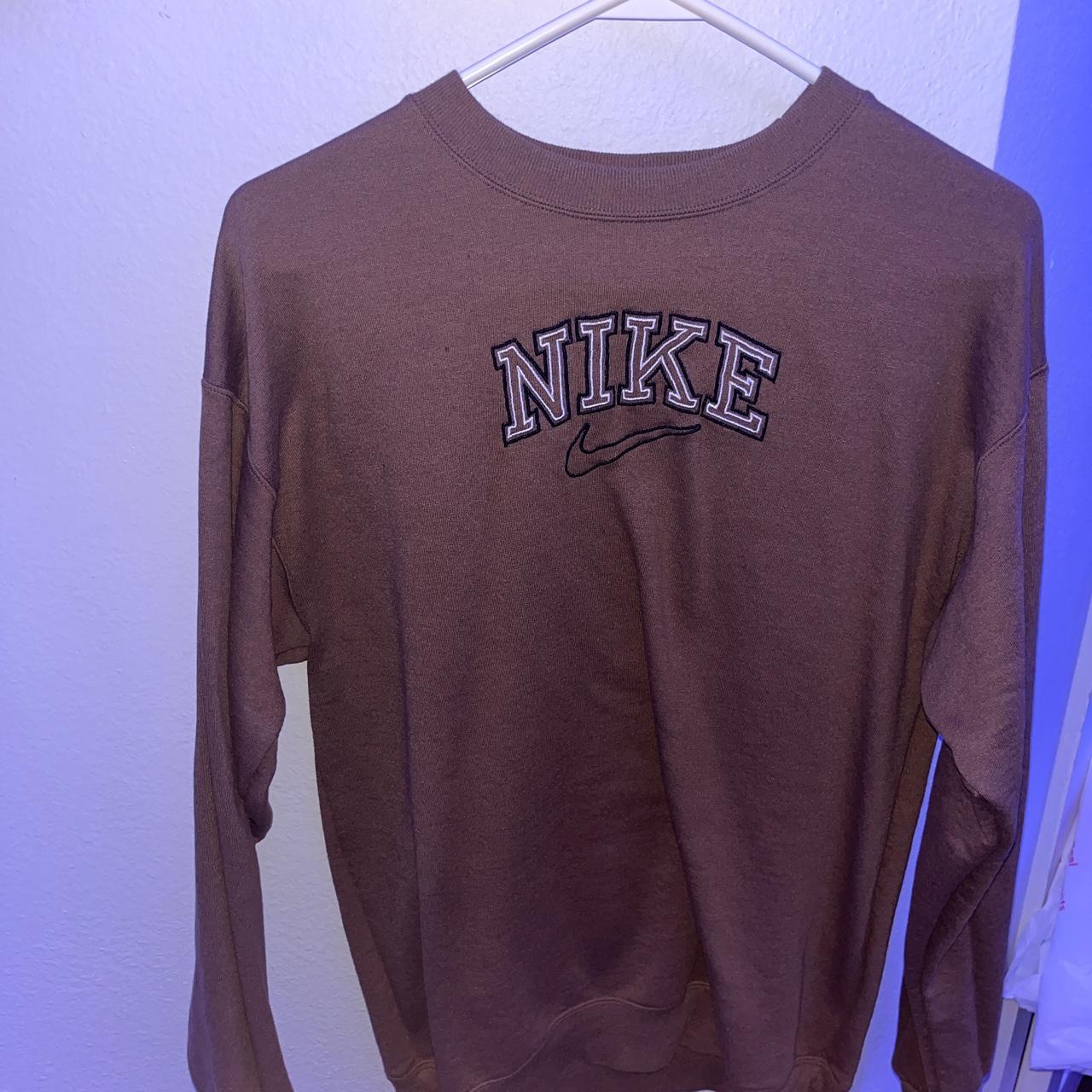 Nike Men's Brown Jumper | Depop