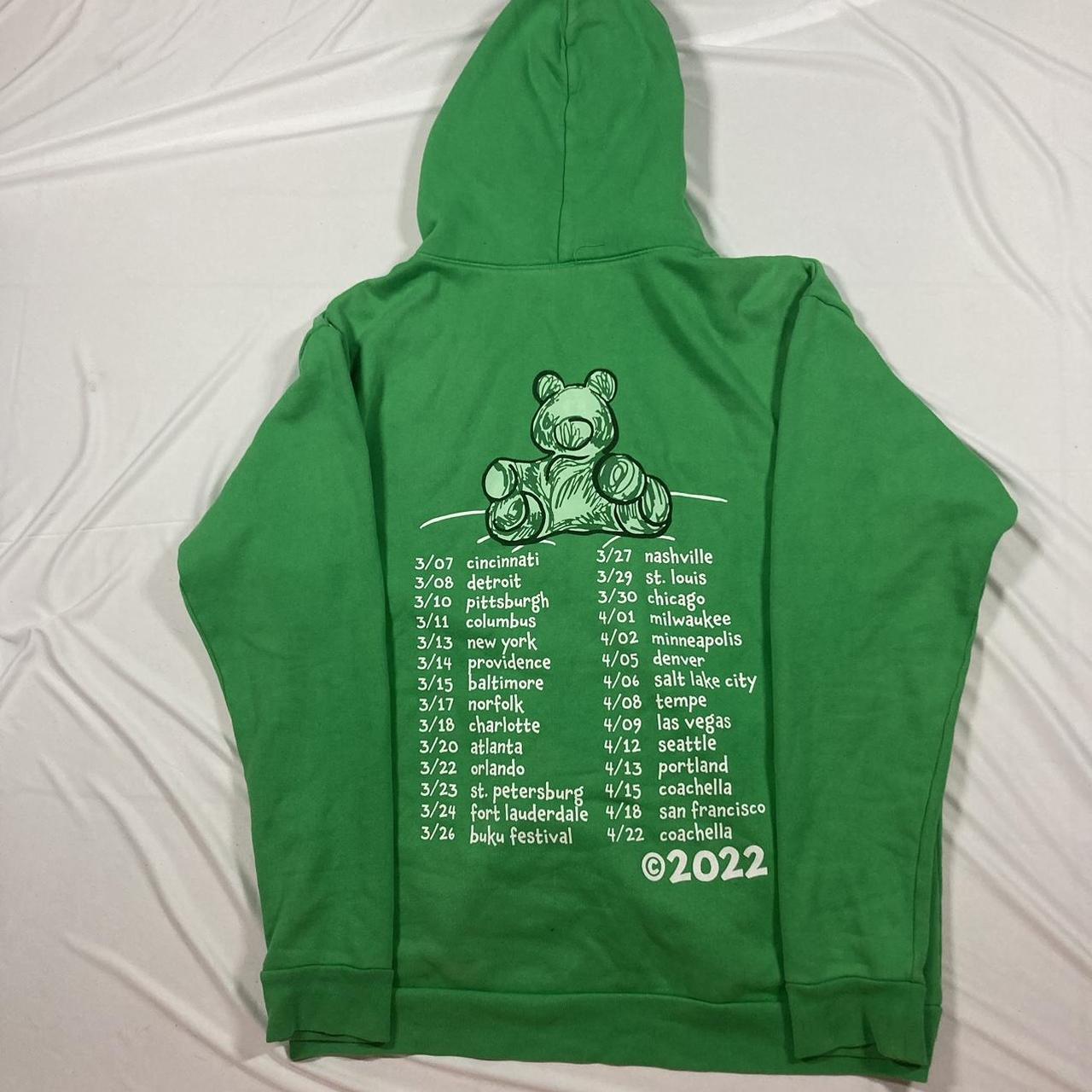 2022 Green Baby Keem Tour Hoodie Size L But Fits... - Depop