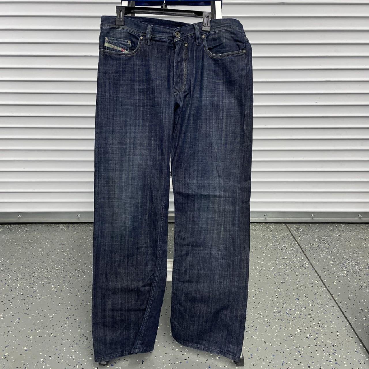 Diesel Quratt Men’s Stretch Straight Jeans dark... Depop