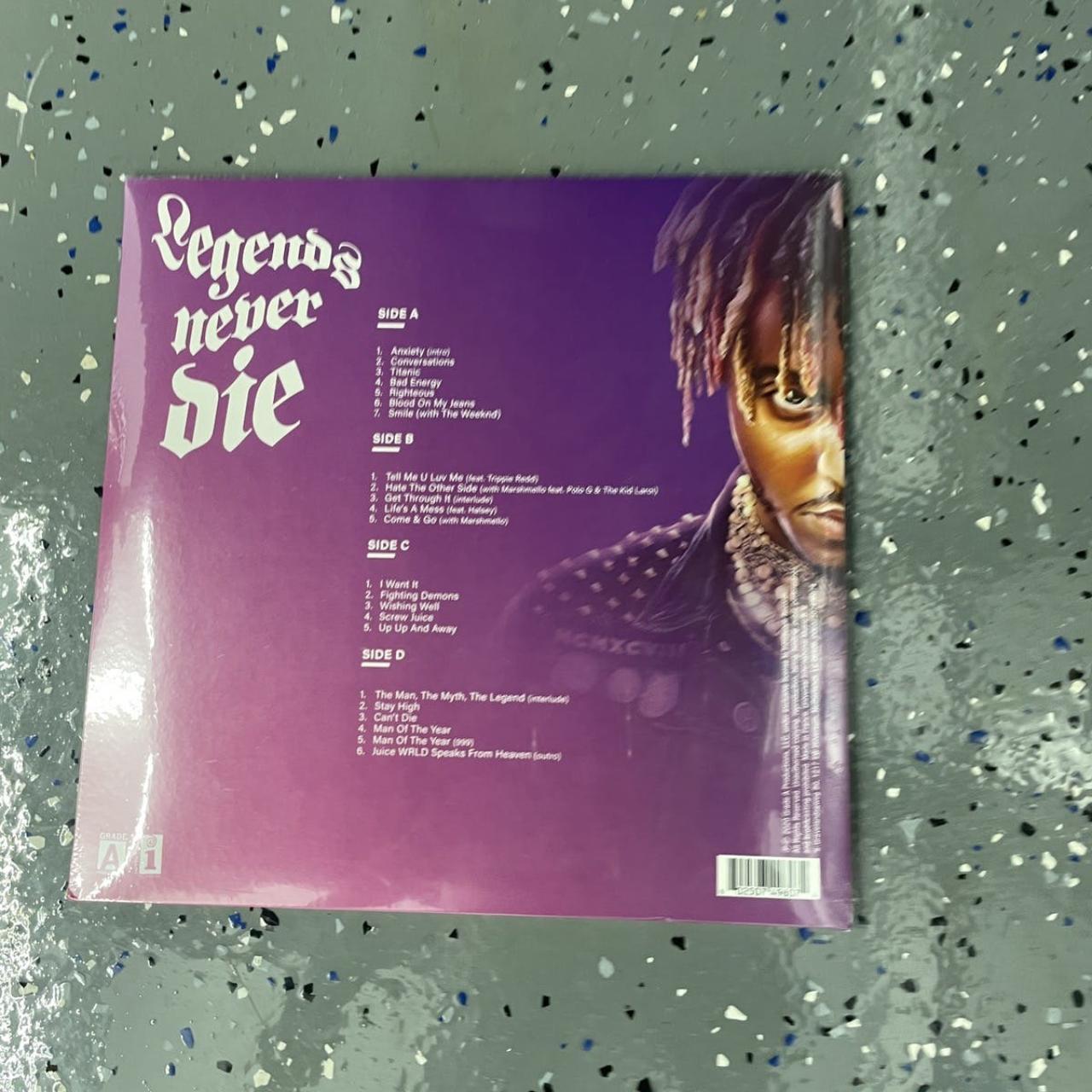 Juice WRLD Legends Never Die Limited Eternal Purple 12 Record