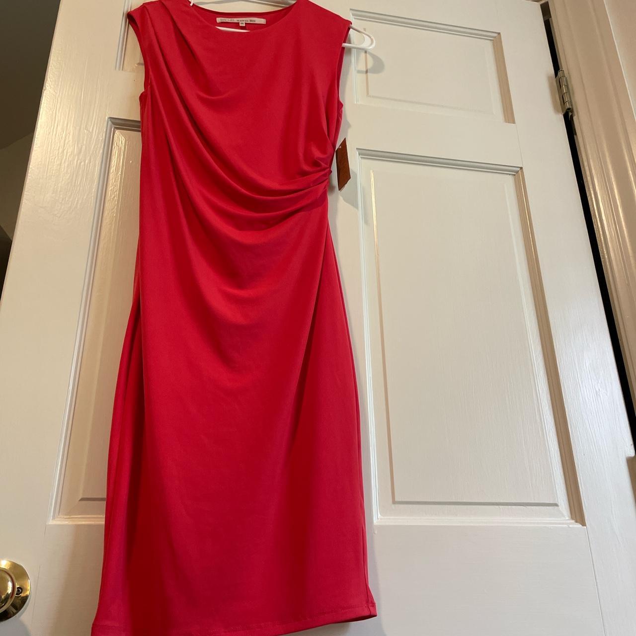 Women's Red and Pink Dress | Depop