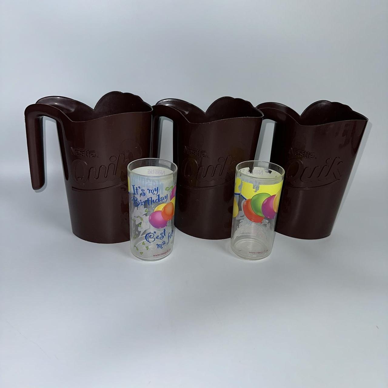 Nestle Nesquik Milk Bag Holder Pitcher & Glasses | Depop