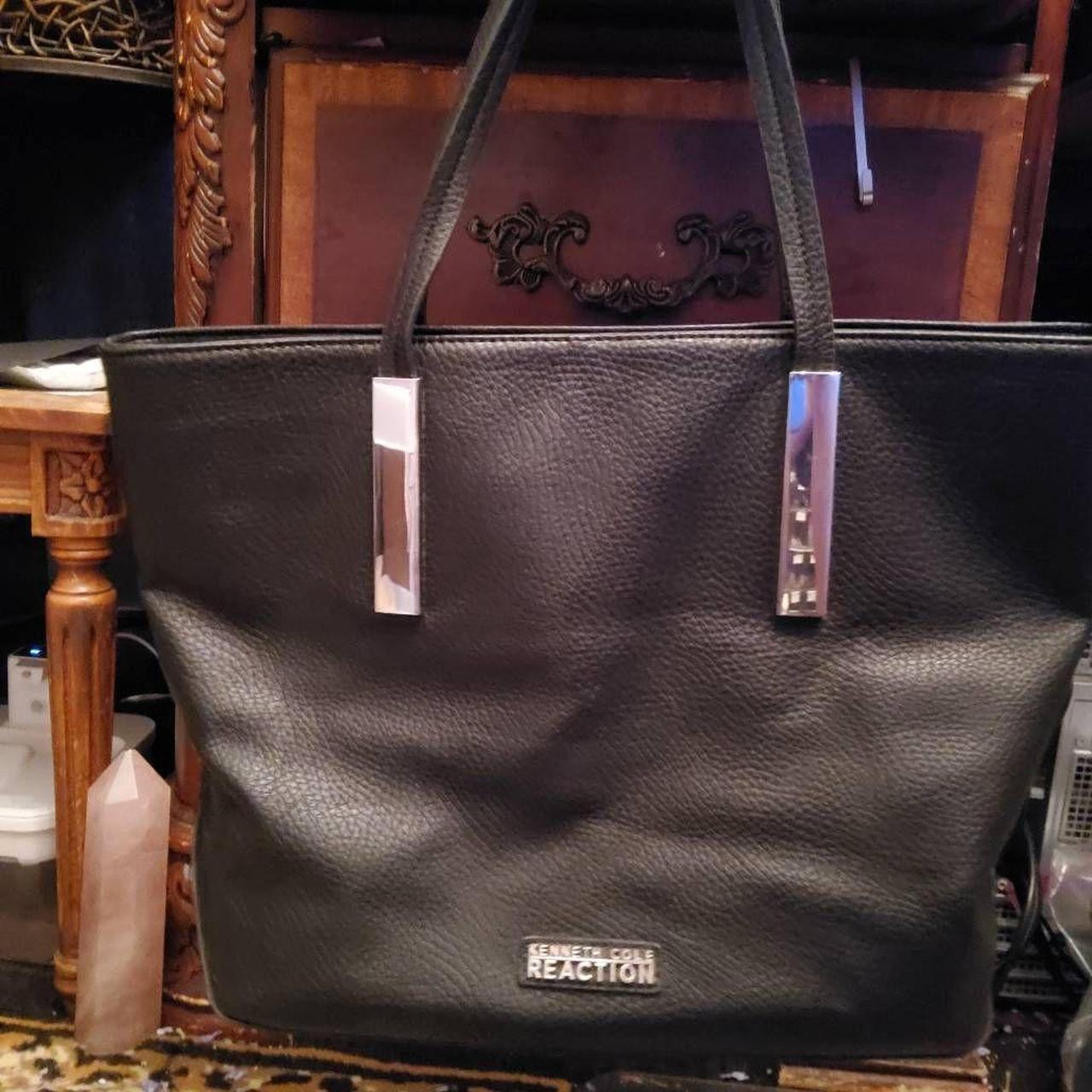 Black Synthetic Handbag