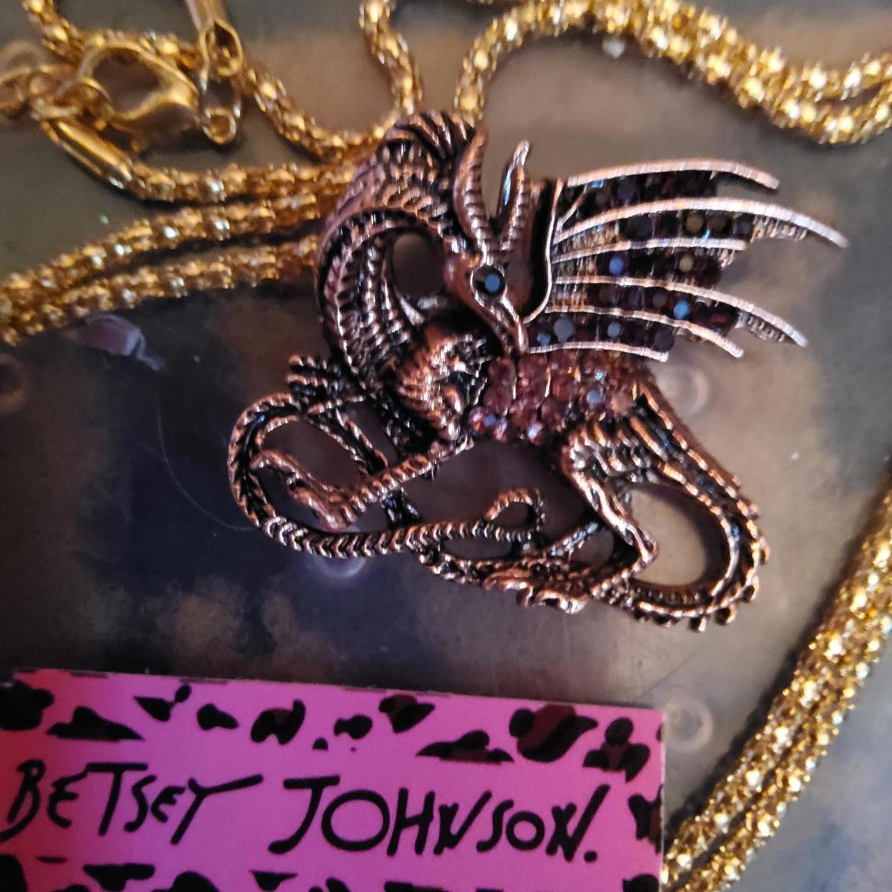 Betsey johnson hot sale dragon necklace