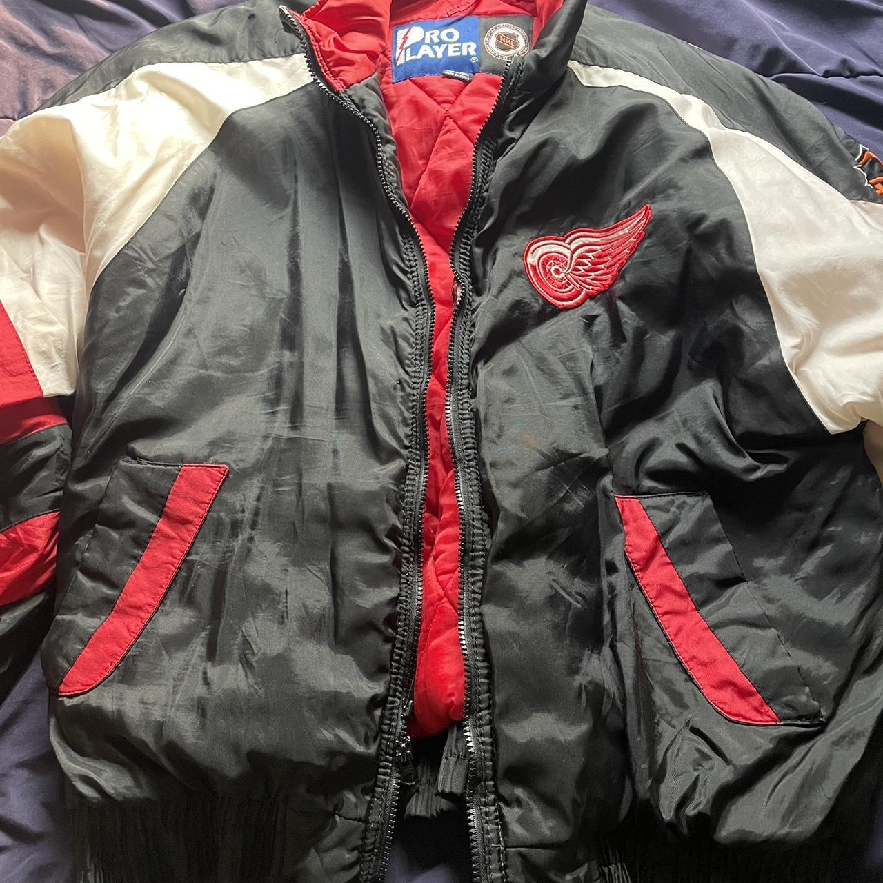 Vintage Detroit Red Wings Pro Player Jacket Size Medium