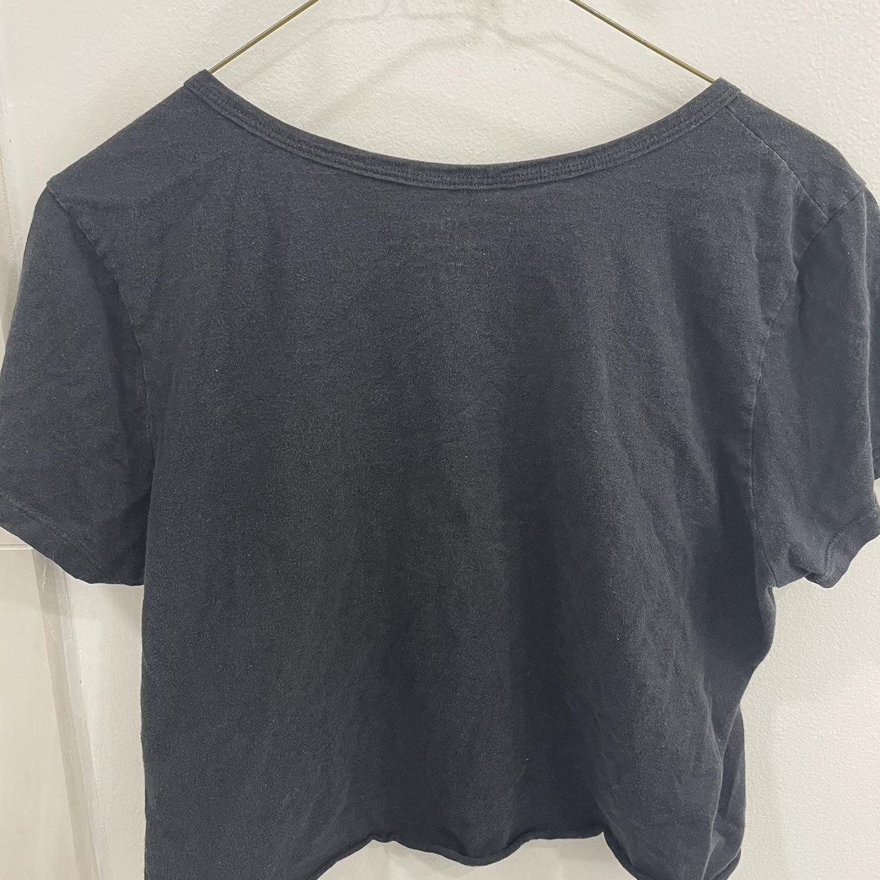 Hanes Women's Black and Grey Shirt | Depop