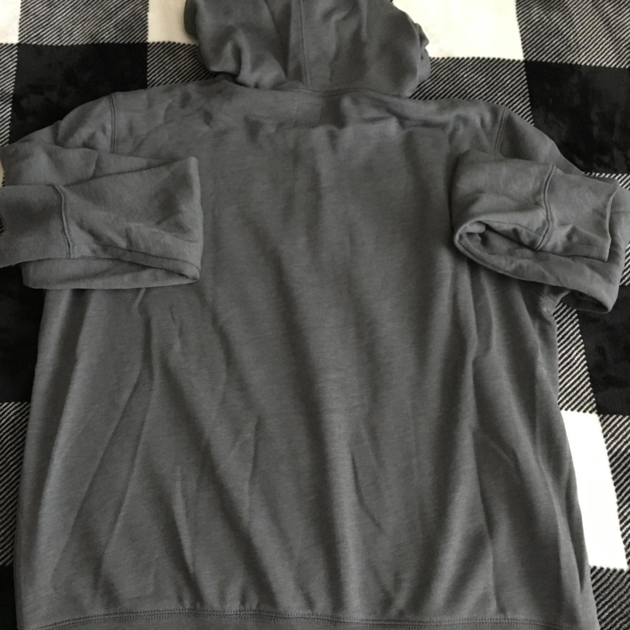 Dark Grey Gap Arch Logo Zip Up Depop