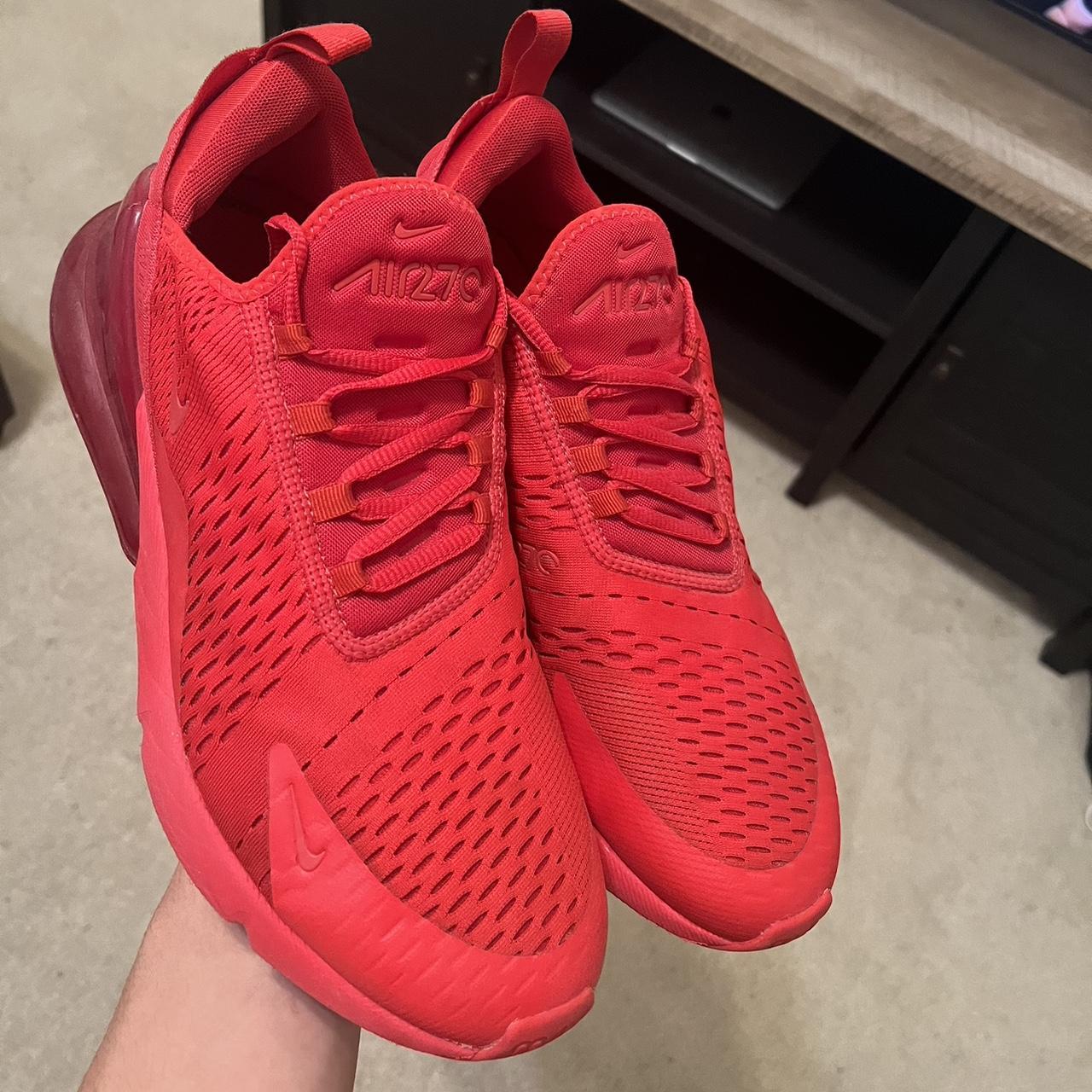 mens red trainers nike