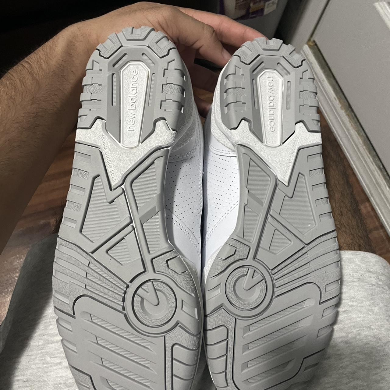 new balance grey black white