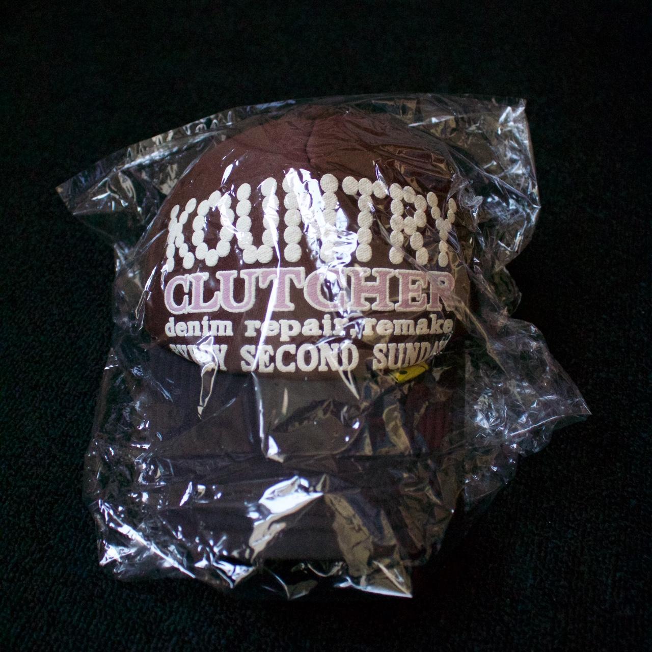 KAPITAL KOUNTRY PEARL CLUTCHER グレー 黒 KAPITAL KOUNTRY PEARL CLUTCHER TRUCK CAP | Depop