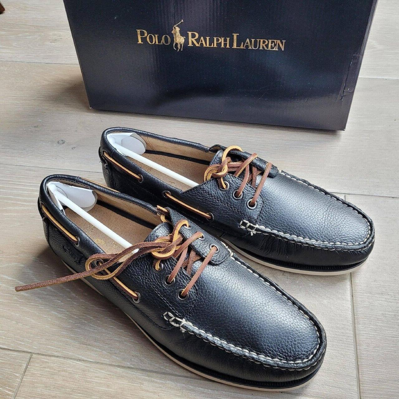 Polo Ralph Lauren Men's Bienne Boat Shoe Size 9.5 D... - Depop