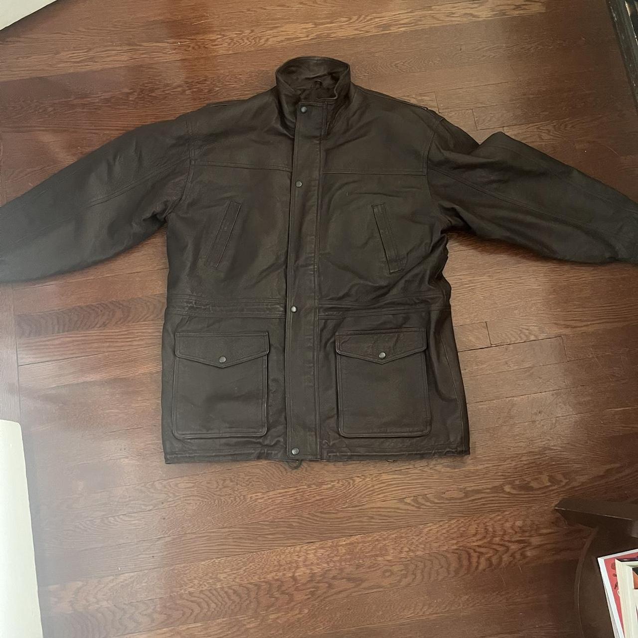 john ashford brown leather jacket