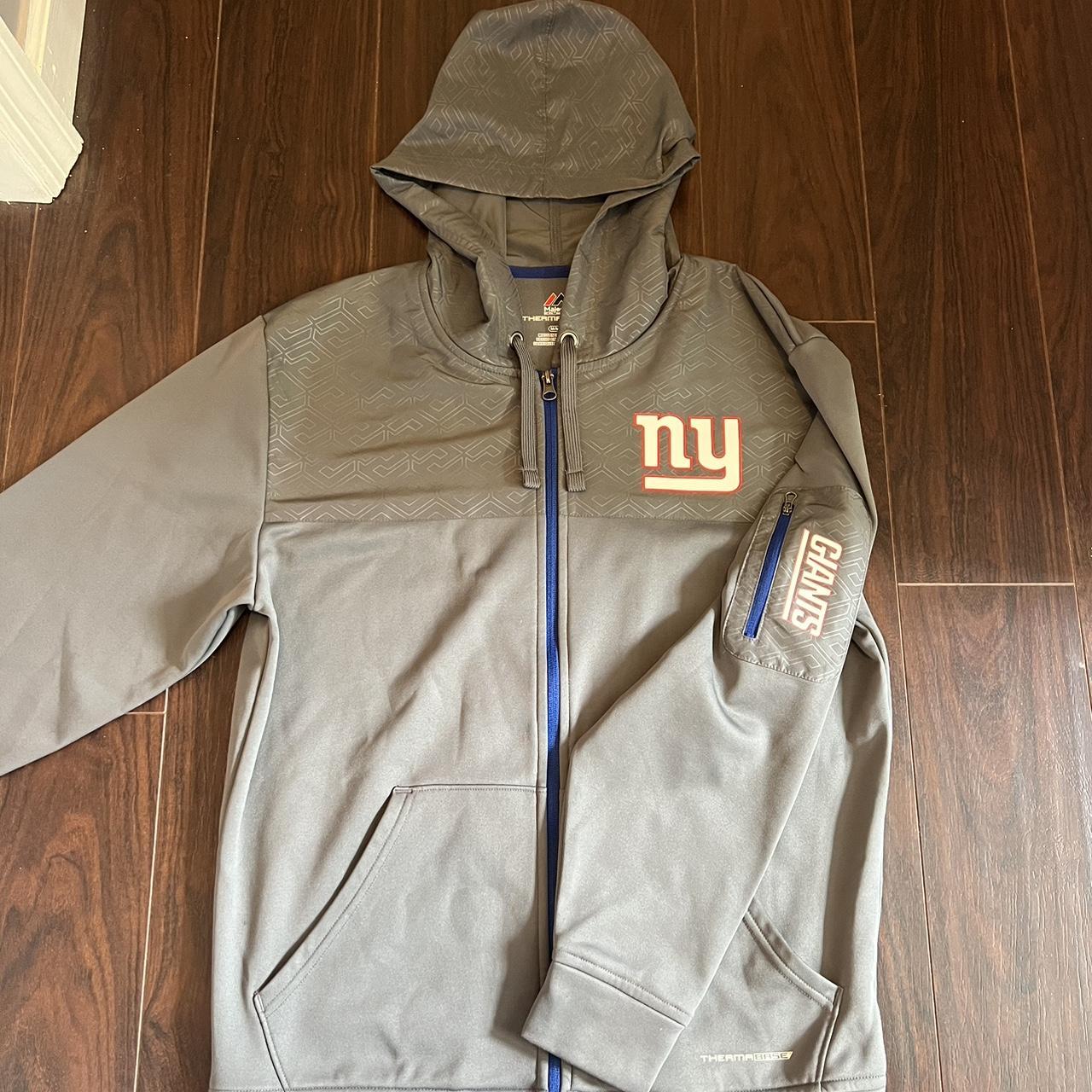 Majestic thermabase New York Giants zip up Lightly - Depop