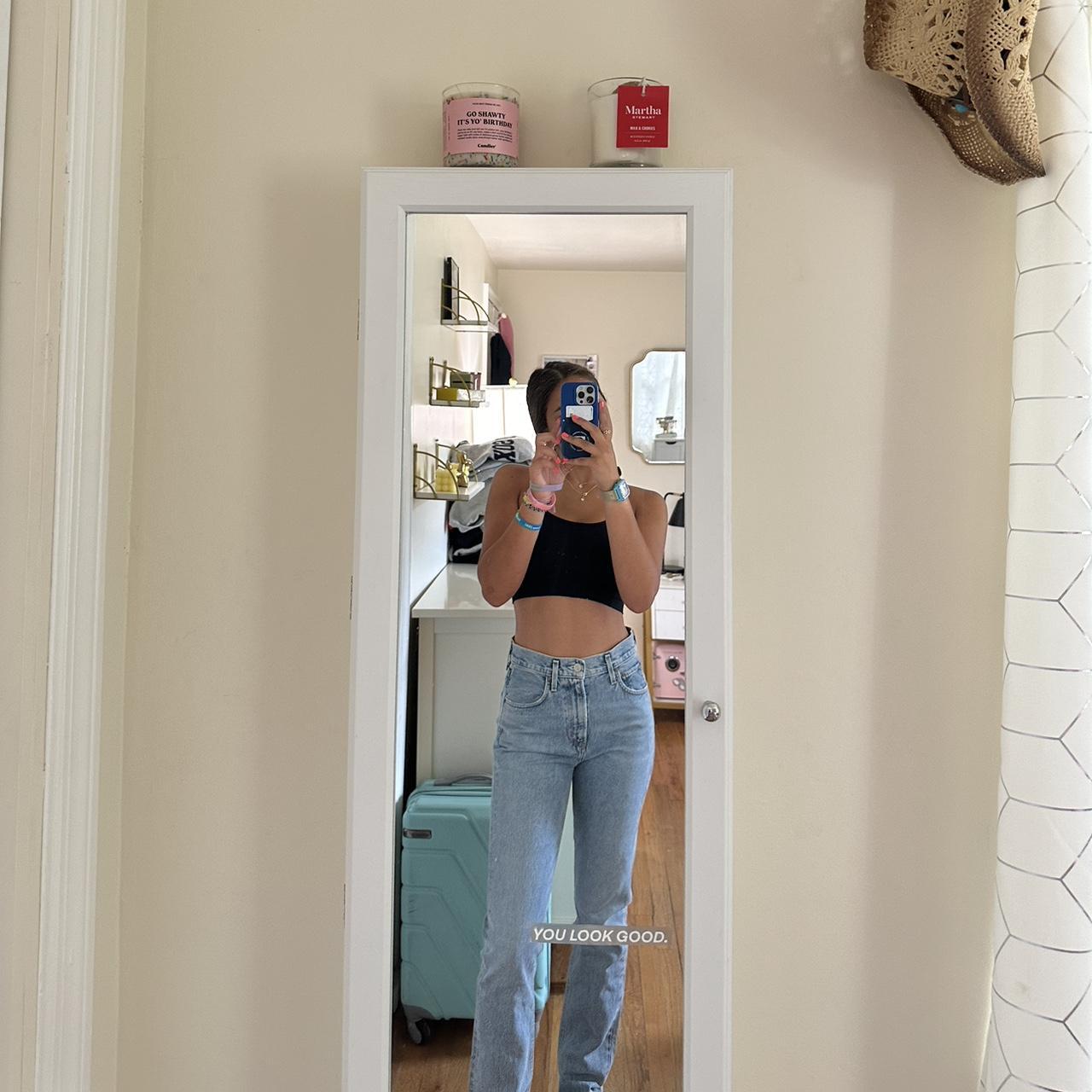 Agolde purchases Cherie straight high rise jeans