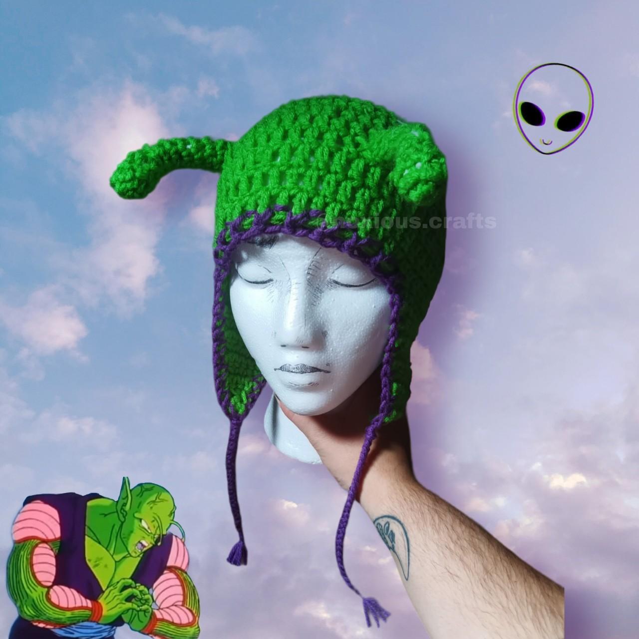 Piccolo Inspired Crochet hat, This hat was made