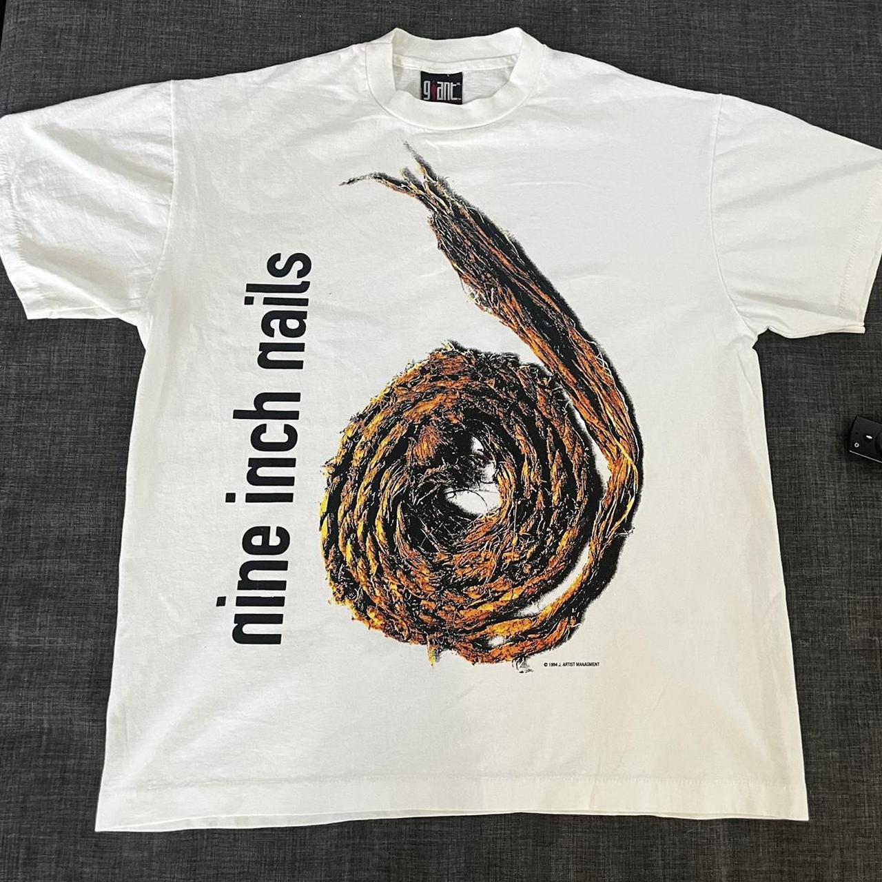 Nine inch-nails-shirt-vintage - Depop
