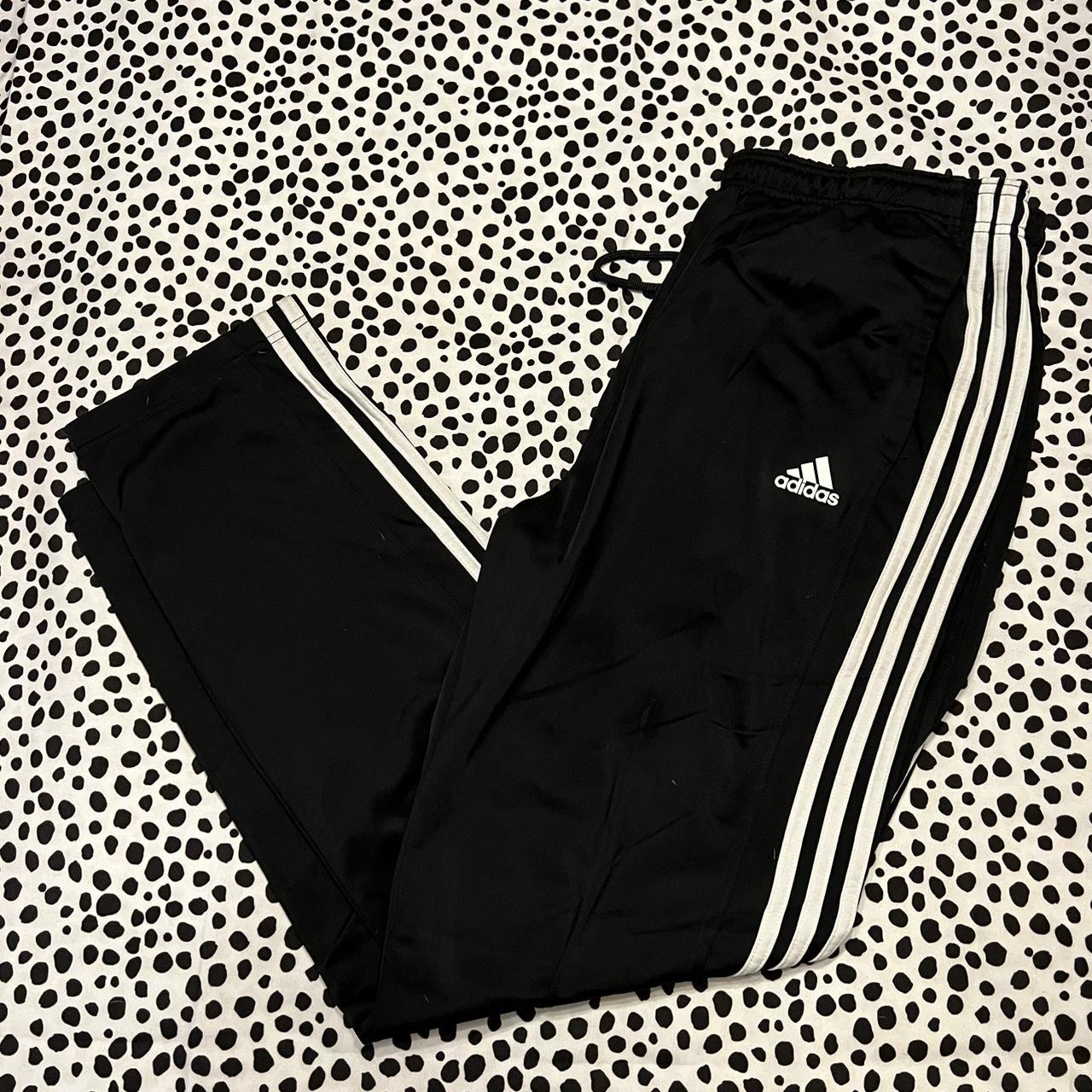 Adidas track pants Zippers on bottom Size xl Worn twice Depop