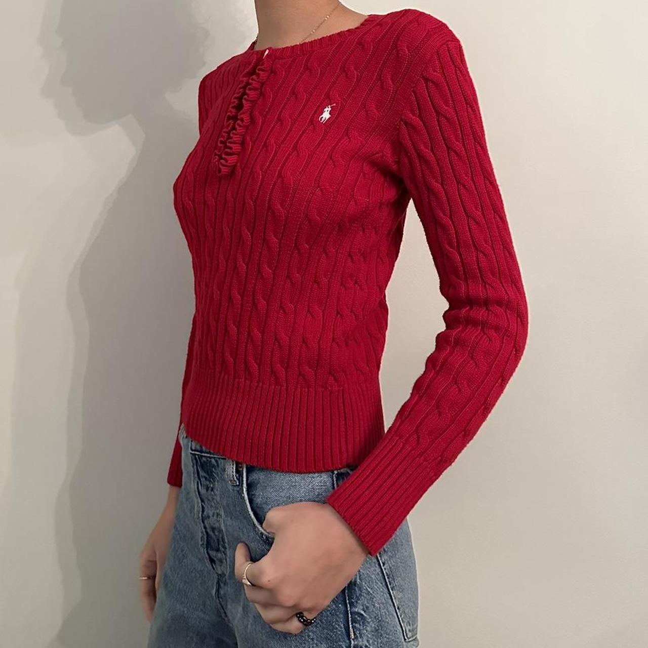 Cable Wool-Cashmere V-Neck Sweater, 56% OFF