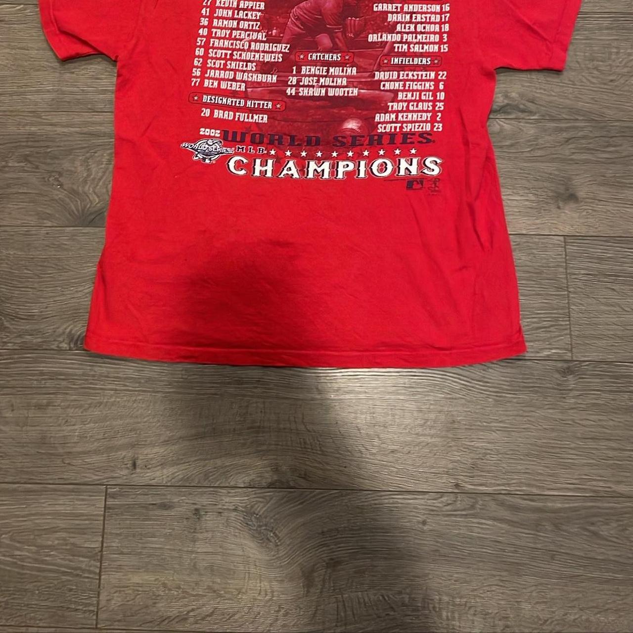 Vintage 2002 Anaheim Angels World Series Champions - Depop