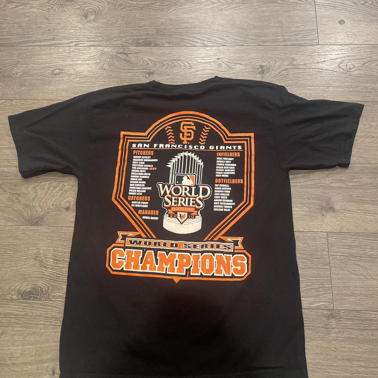 2010 World Series Champions San Francisco Giants Majestic Tee Gray 2X for  Sale in Las Vegas, NV - OfferUp