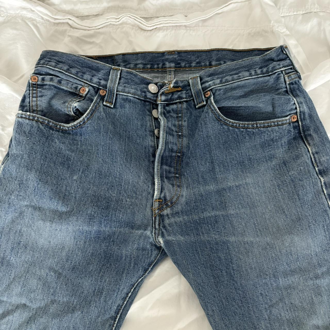 Levi 501 Jeans!! Waist: 32 Length: 32 mid rise... - Depop