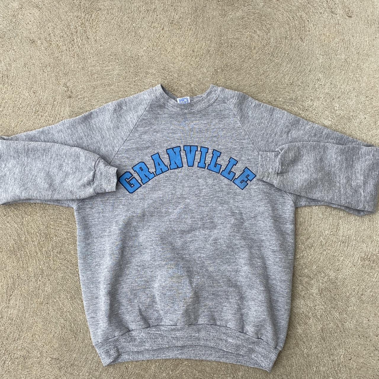 Vintage 90’s Granville Crew on a Jerzees Tag •... - Depop