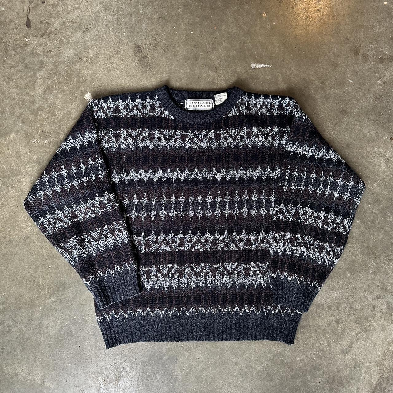 Vintage Winter Sweater • Size Medium • No visible... - Depop