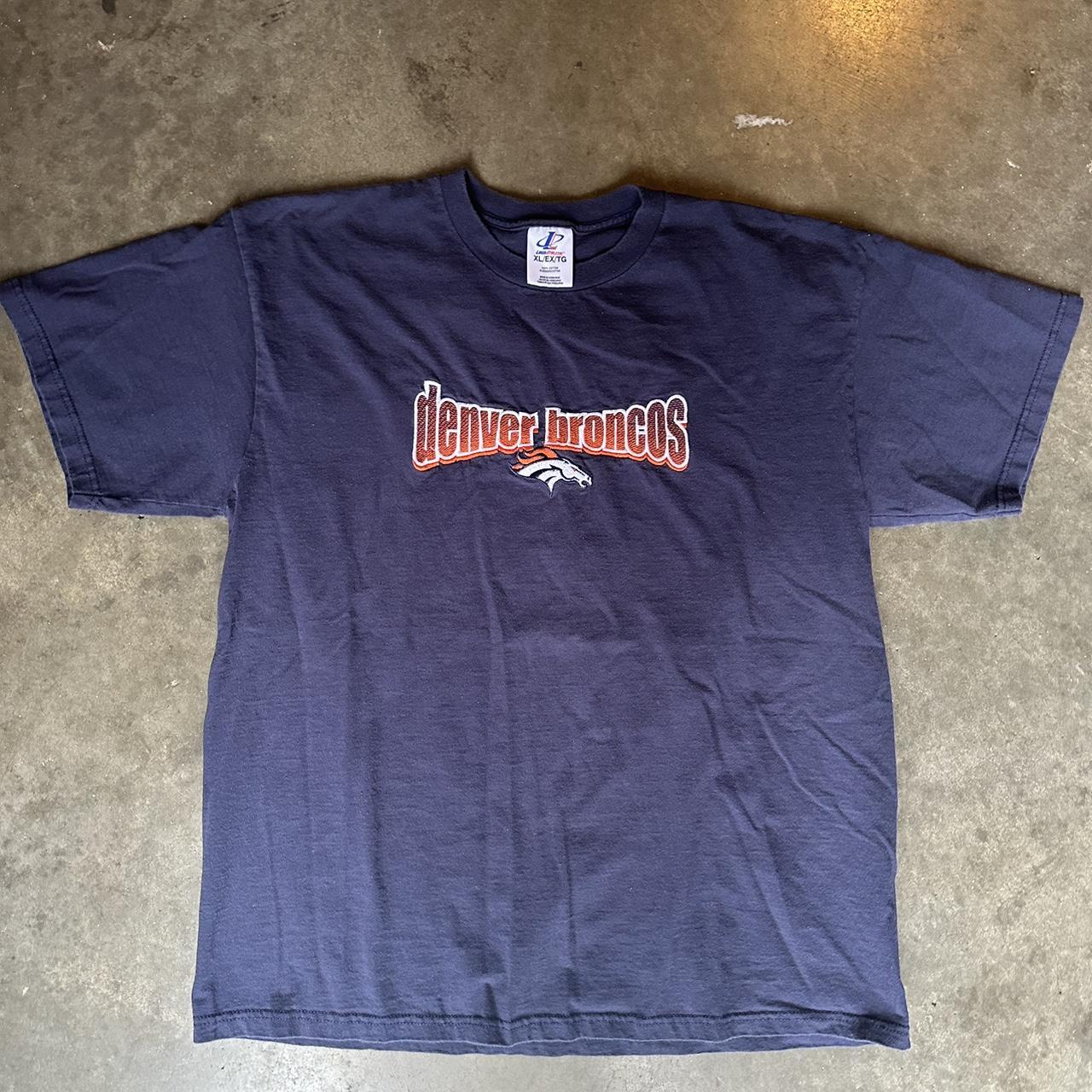 Vintage Fully Embroidered Denver Broncos Shirt •... - Depop