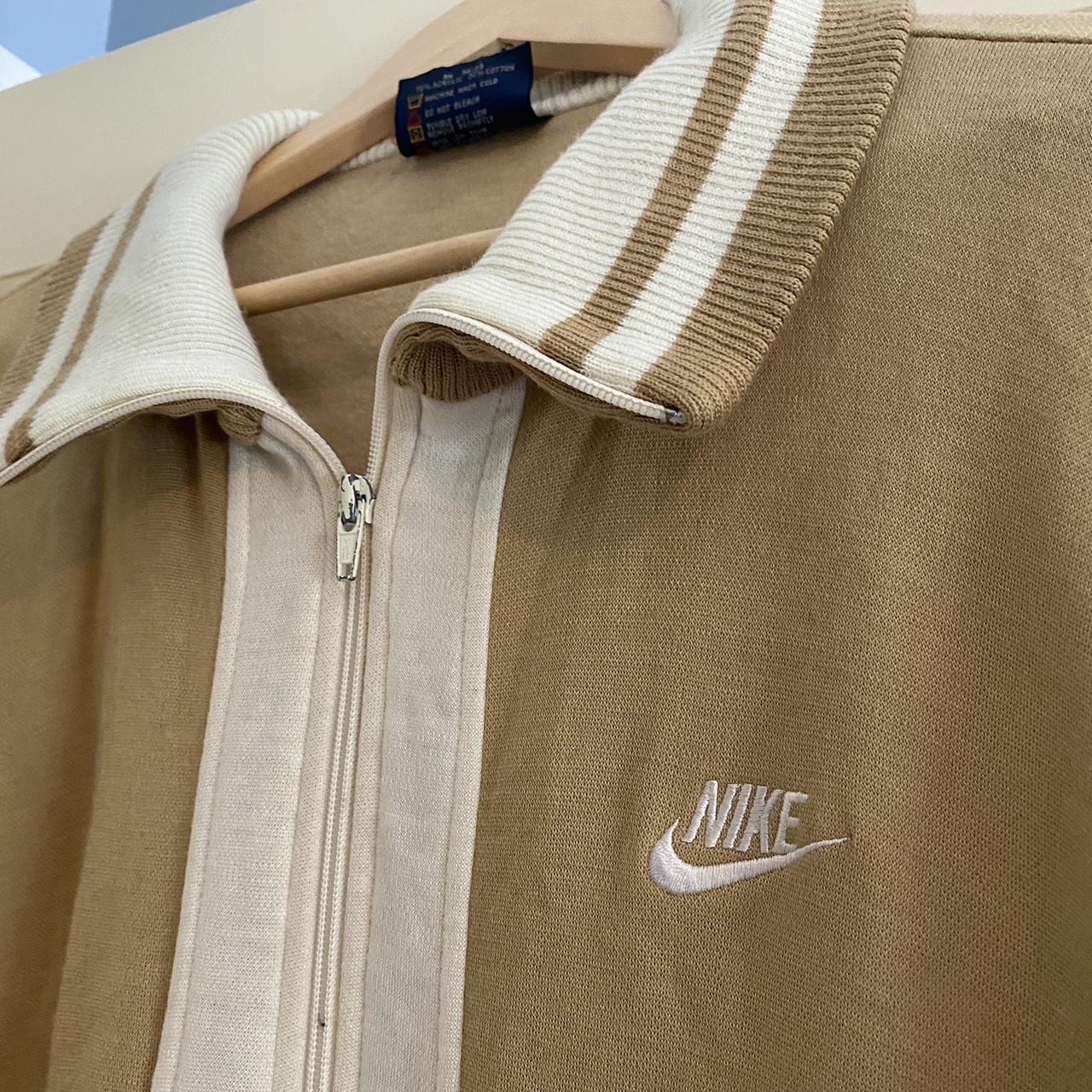 NIKE- Yankees Two Toned Zip-up, Large and in good - Depop