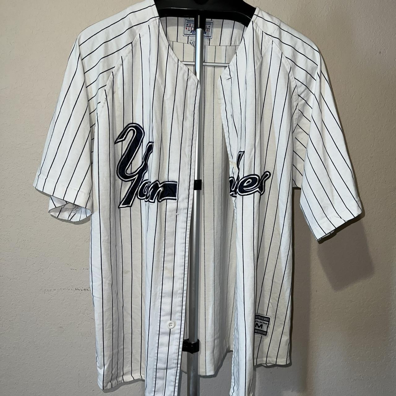 Vintage Starter Yankees Jersey Needs to be soaked... Depop