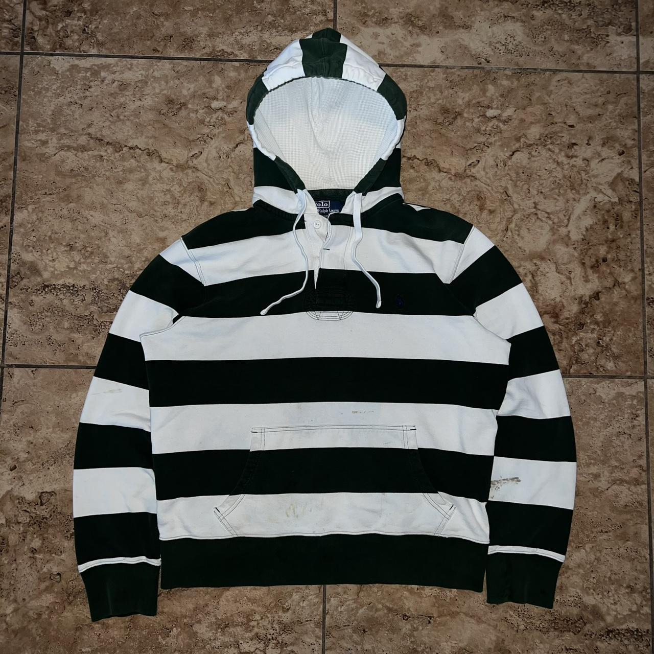 Vintage Polo Ralph Lauren Striped Hoodie cheapest