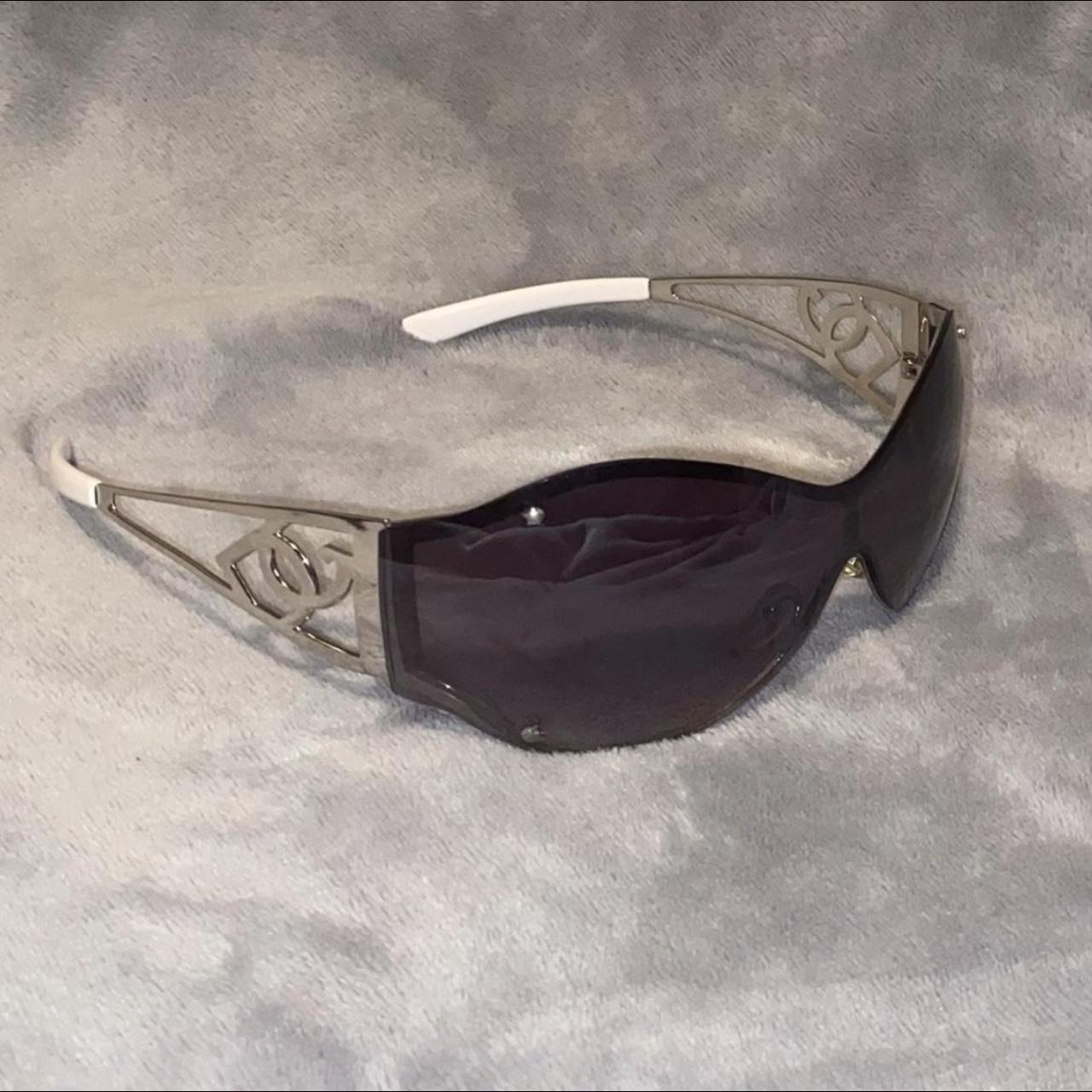 Dolce & Gabbana Women's Black And Silver Sunglasses | Depop