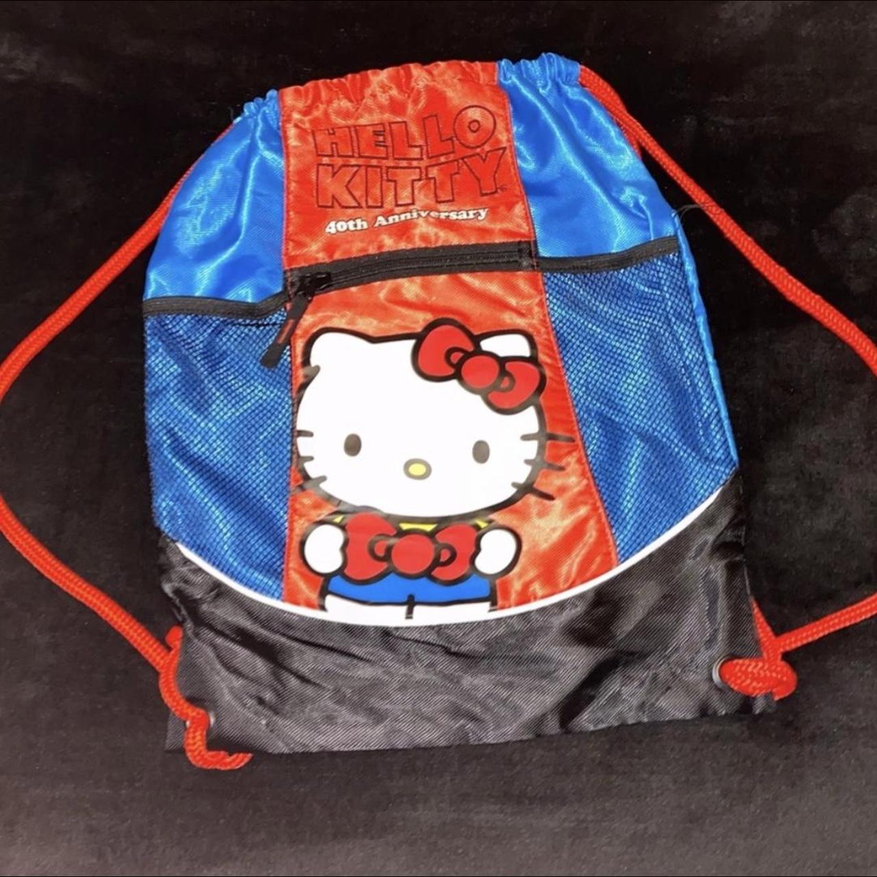 Hello Kitty 2 Sided Drawstring Backpack It is 2. Depop