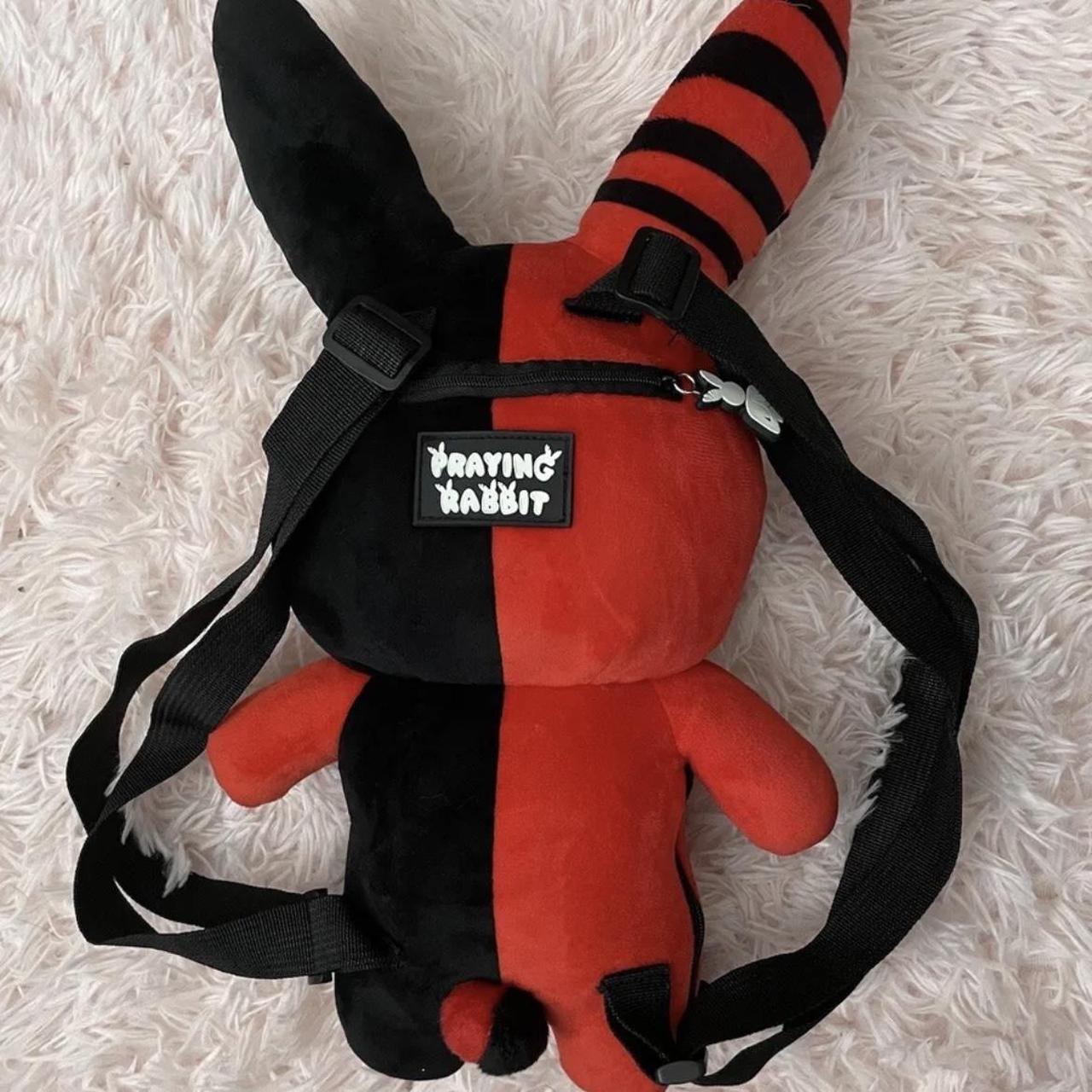 Rabbit Plush Backpack 24 (BLACK) – PRAYING RABBIT