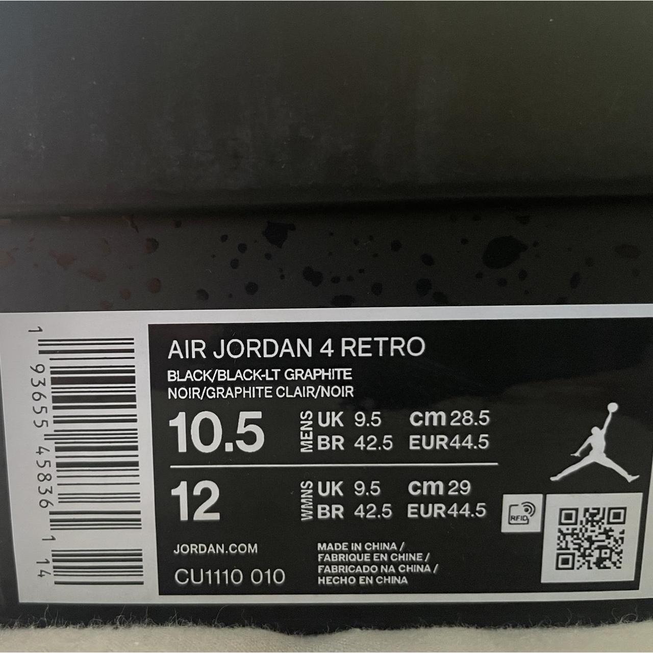 Jordan 4 Black Cats Shoes in perfect condition Size... Depop