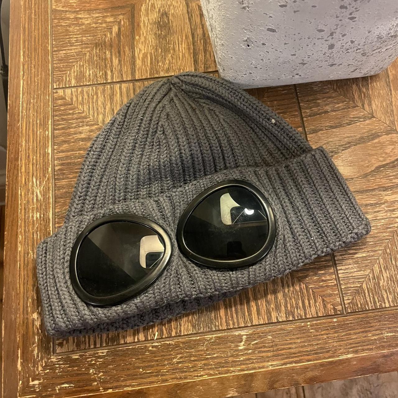 CP Company beanie hat Grey Worn once - Depop