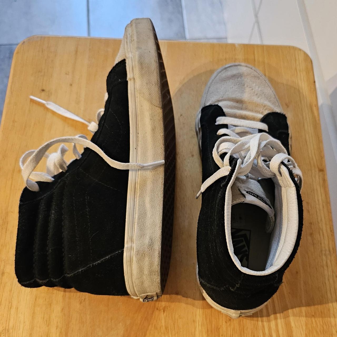 Vans sk8 clearance hi black cream